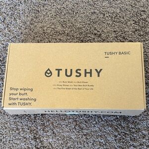 TUSHY Basic Bidet – White/Bamboo – Brand New in Box
